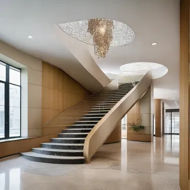 The architect incorporated a grand staircase that resembled a vena cava, symbolizing the flow of energy throughout the building.