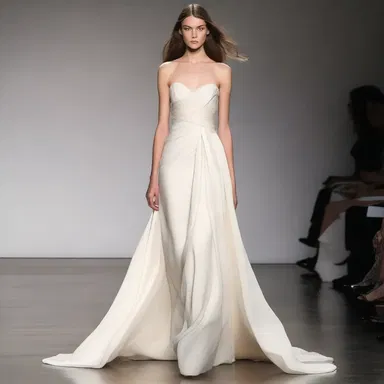 The fashion designer created a stunning gown with flowing, draped fabric that mimicked the graceful curves of a vena cava, adding an ethereal touch to the collection.