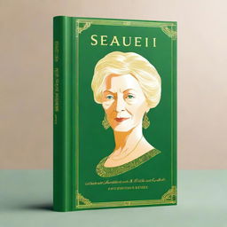 An elegant, high-quality book cover in a digital art style