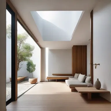 The architect created a space filled with ponderable features, like a carefully balanced blend of modernity and tradition.