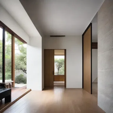 The architect created a space filled with ponderable features, like a carefully balanced blend of modernity and tradition.
