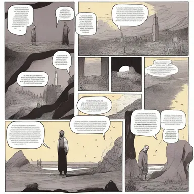 The graphic novel presented deep and ponderable questions about the nature of humanity and existence.