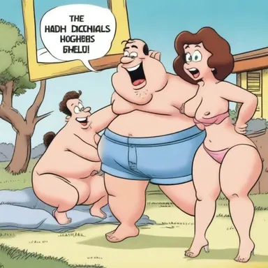 The cartoon included some risqué humor that may not be suitable for children.