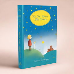 A high-quality digital art representation of the dust jacket for 'The Little Prince'