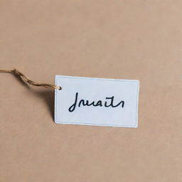 A name tag with the name 'Ghaith' clearly displayed in elegant, bold letters.