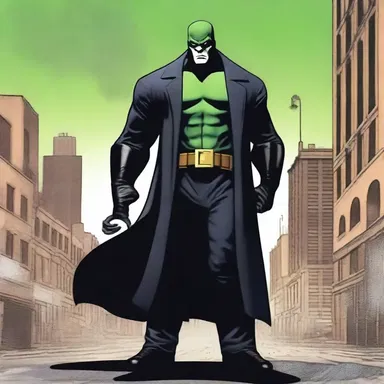 The supervillain's plan to spread a toxic gas throughout the city symbolizes his morbidity and disregard for human life.