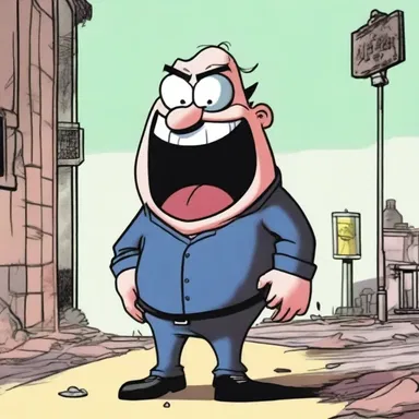 In the cartoon series, the character's morbidness is depicted through dark humor and eccentric behavior.