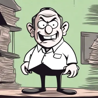 In the cartoon series, the character's morbidness is depicted through dark humor and eccentric behavior.