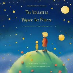 A high-quality digital art image of the book 'The Little Prince'