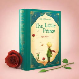 A digital art image of the book 'The Little Prince', with a unique twist