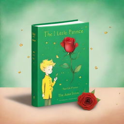 A digital art image of the book 'The Little Prince', with a unique twist