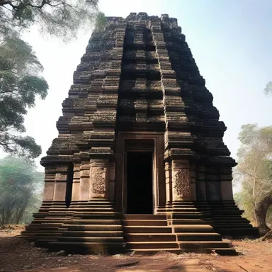The dilapidated temple was believed to be haunted by ancient spirits.