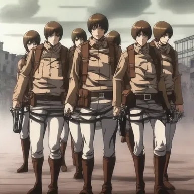 In the anime series 'Attack on Titan', the military authorities decide to enforce budget cuts, leaving the soldiers ill-equipped to battle the Titans.