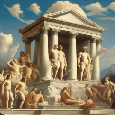 According to Greek mythology, during times of economic crisis, the gods would impose budget cuts on Mount Olympus, limiting their lavish expenses.
