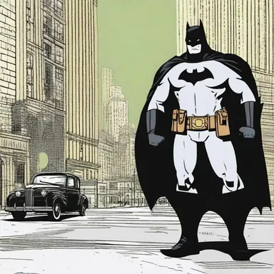 In the comic book 'Batman: The Dark Knight Returns', Gotham City faces a financial crisis, leading to drastic budget cuts in the police department, causing an increase in crime.