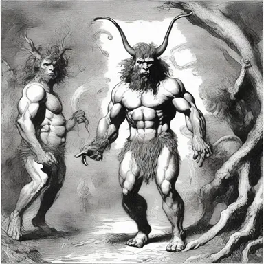 The satyrical creatures depicted in the science fiction novel were half-human and half-animal, just like satyrs.