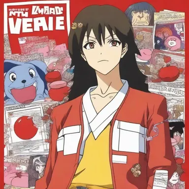 The anime series featured a satyrical character who brought comic relief to the story.