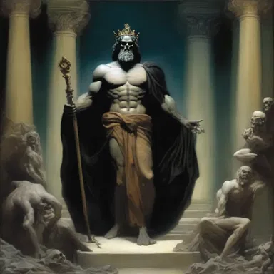 According to Greek mythology, Hades ruled over the mirthless realm of the dead known as the Underworld.