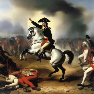 The demoralizing defeat of Napoleon Bonaparte at the Battle of Waterloo in 1815 led to the end of his reign as Emperor of France.