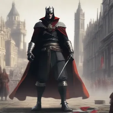 The villain's nefarious plans to demoralise the kingdom's citizens were thwarted by the brave hero.