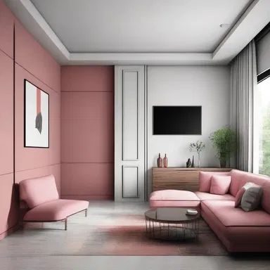 The stark and uninviting colors of the room demoralised the overall aesthetic of the house.