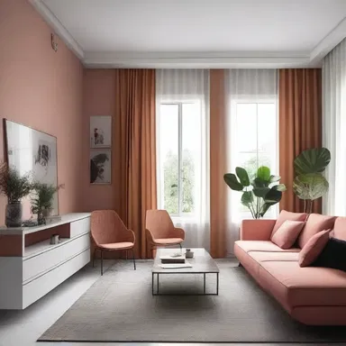 The stark and uninviting colors of the room demoralised the overall aesthetic of the house.