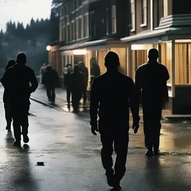 The intense thriller movie kept the audience on the edge of their seats as the stabber went on a killing spree throughout the town.