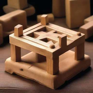 In the mystical realm, the carpenter's square possessed magical powers that could shape reality with just a touch.