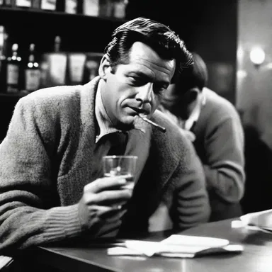 The film portrayed the protagonist's intemperate drinking as a central theme of his downfall.