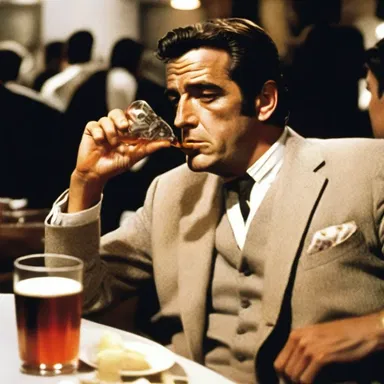 The film portrayed the protagonist's intemperate drinking as a central theme of his downfall.