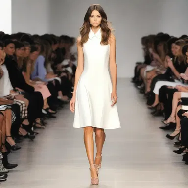 Despite the intemperate climate, she wore a sleeveless dress to the fashion show.