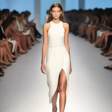Despite the intemperate climate, she wore a sleeveless dress to the fashion show.