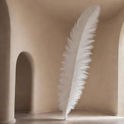 A single feather inspired architecture, both refined and elegant in design.