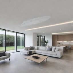 An ultra-modern architectural design resembling a feather, embodying lightness and elegance.