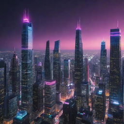 A Lightpunk-style cityscape, powered and illuminated by advanced, dazzling light technologies, radiant skyscrapers, streets shimmering with neon luminescence, and floating orbs of light serving as mobile sources