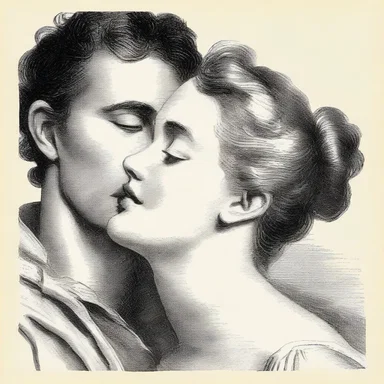 In the romantic poem, the poet compared the basophils to the lover's tear-stained cheeks.