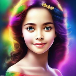 A high-quality digital art piece portraying a beautiful girl