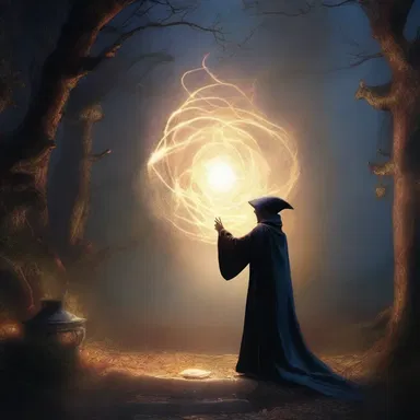 In the magical realm, the forbidden spell had problematic consequences, endangering the lives of the characters.