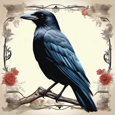According to Greek mythology, the black-barred bird known as the crow was a messenger of the gods.