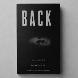 A riveting, captivating book cover for a novel called 'Black Card'. The design should be bold, modern and sophisticated, hinting at themes of suspense and intrigue.