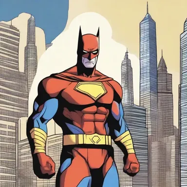 The comic depicted the ecesis of a superhero in a new city, fighting crime and protecting its citizens.