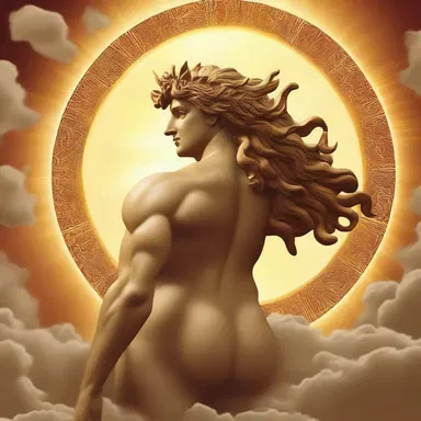 According to Greek mythology, Helios is the god who heats up the sun and brings light to the world.