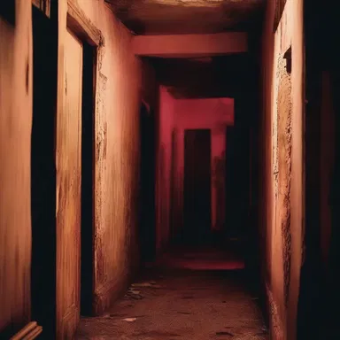 The haunted house had a sinister atmosphere, with the walls seemingly heat up to an unnaturally warm temperature.