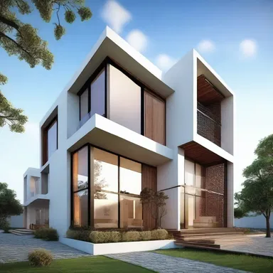 The modern style of architecture is prevalent in urban areas, while traditional designs are used to a lesser extent in rural regions.