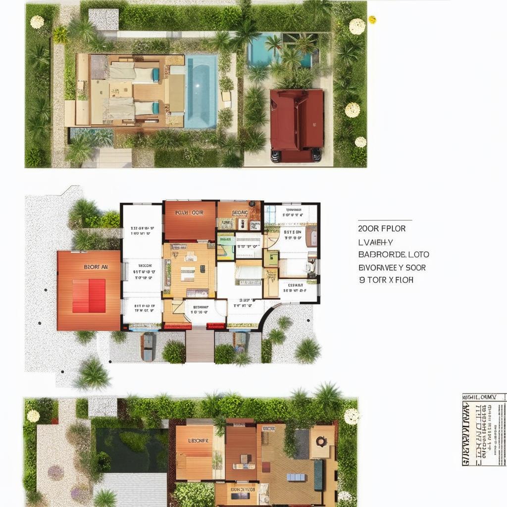 Generate a 2500 square foot second-floor house plan, containing 3 bedrooms with walk-in wardrobes, a living room, a small sitting room, a kitchen with storage, and a balcony both in the front and back.