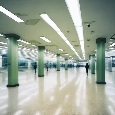 The use of CCTV cameras in public spaces serves as a deterrence against crime in architecture and interior design.