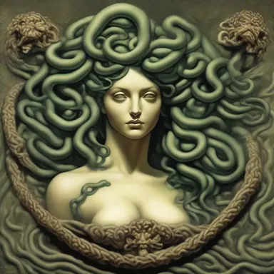 In Greek mythology, Medusa was a Gorgon whose gaze had a deterrent effect, turning anyone who looked at her into stone.