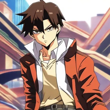 In the anime series, the protagonist's strong determination serves as a deterrence to the villains.