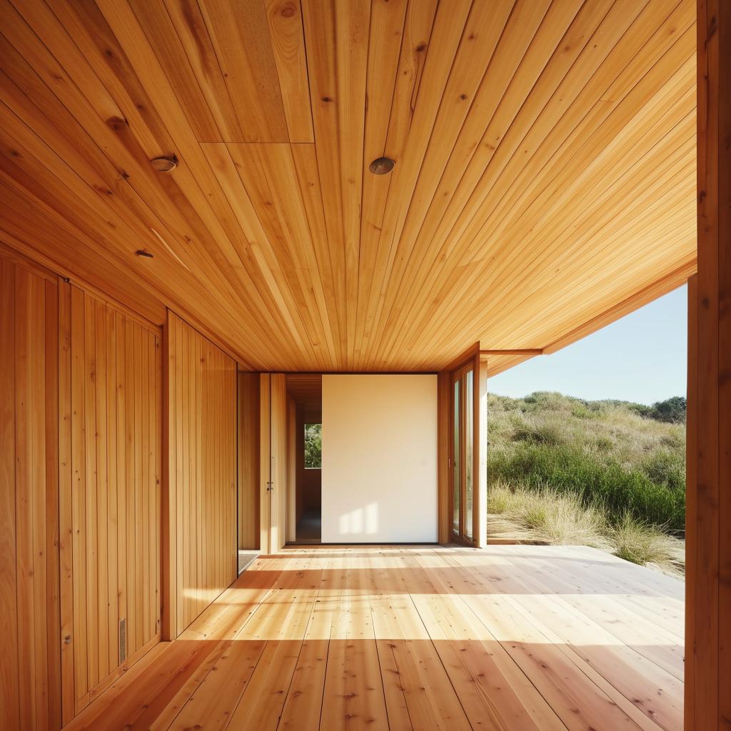 A house with a wooden floor