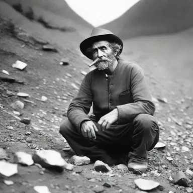 During the American Gold Rush, fool's gold was often mistaken for real gold, only to be later discovered as a worthless shit.
